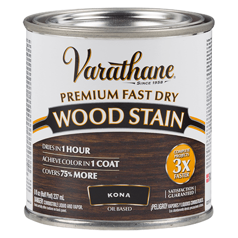 Цветное масло для дерева Varathane Fast Dry 262029 Кофе 0,236 л